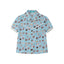 Playful Pet Lace Trim Short Sleeve Shirt