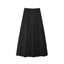 Loose Casual Elastic Waist Pleated Skirt