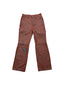 Printed Coated Bootcut Jeans