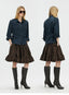 Washed Utility Shirt Jacket with Adjustable Waist