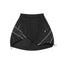 Women’s Elastic Waist Two-in-One Peplum Skort
