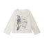 NANA Collaboration Vintage Loose Fit Graphic Long Sleeve T-Shirt