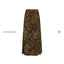 Painterly Print Mulberry Silk Midi Skirt