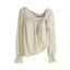 French-Inspired Asymmetric One-Shoulder Shirt
