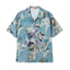 Retro Dye-Wash Graphic Short Sleeve Shirt