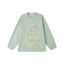 Snake Fountain Hand-Drawn Graffiti Loose Fit Long Sleeve T-Shirt