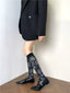 Embossed Pattern Lightweight Slouch Socks