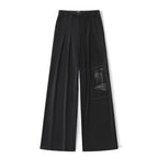 Patch Wool Tailored Trouser