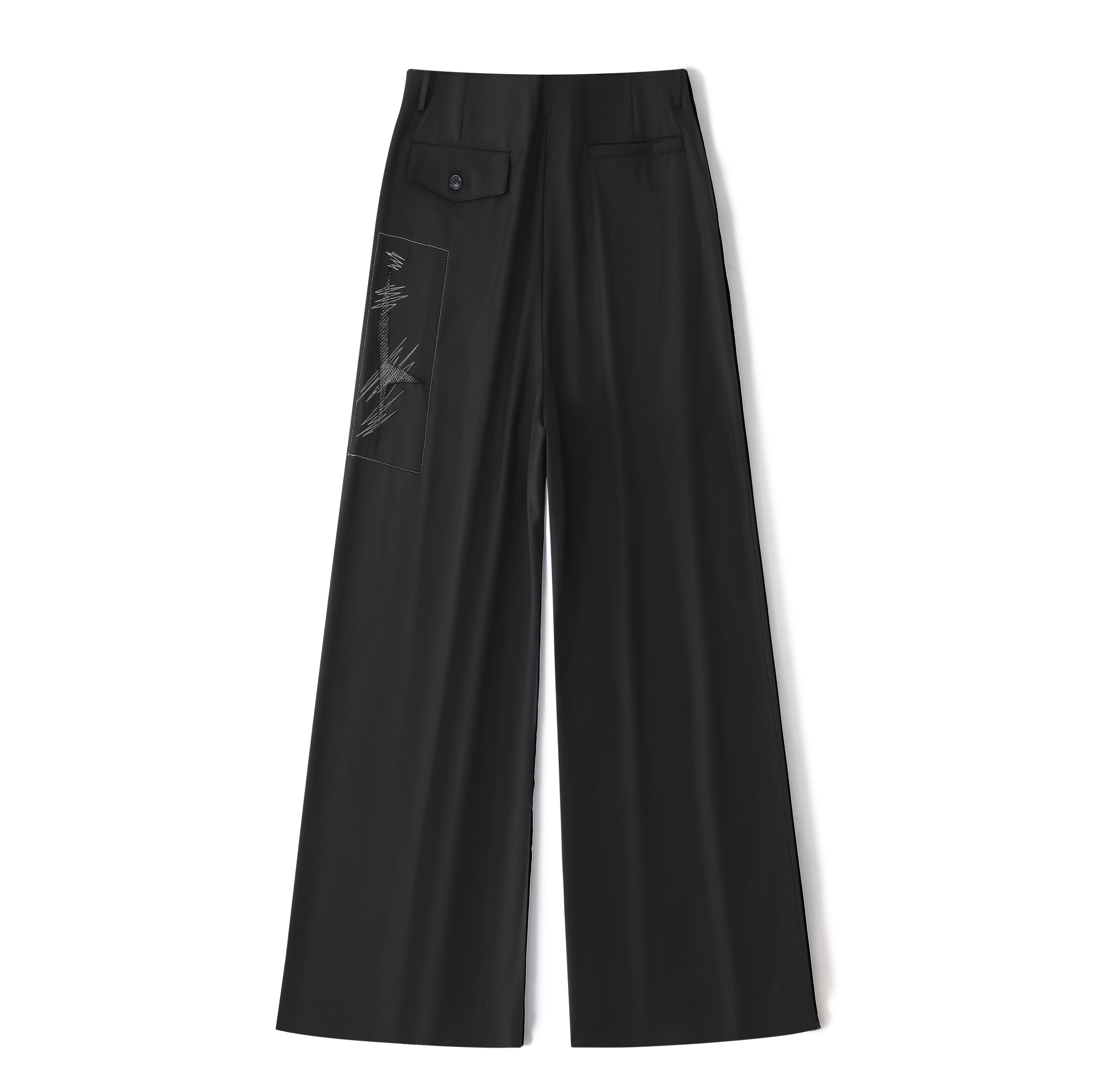 Patch Wool Tailored Trouser Secondary image