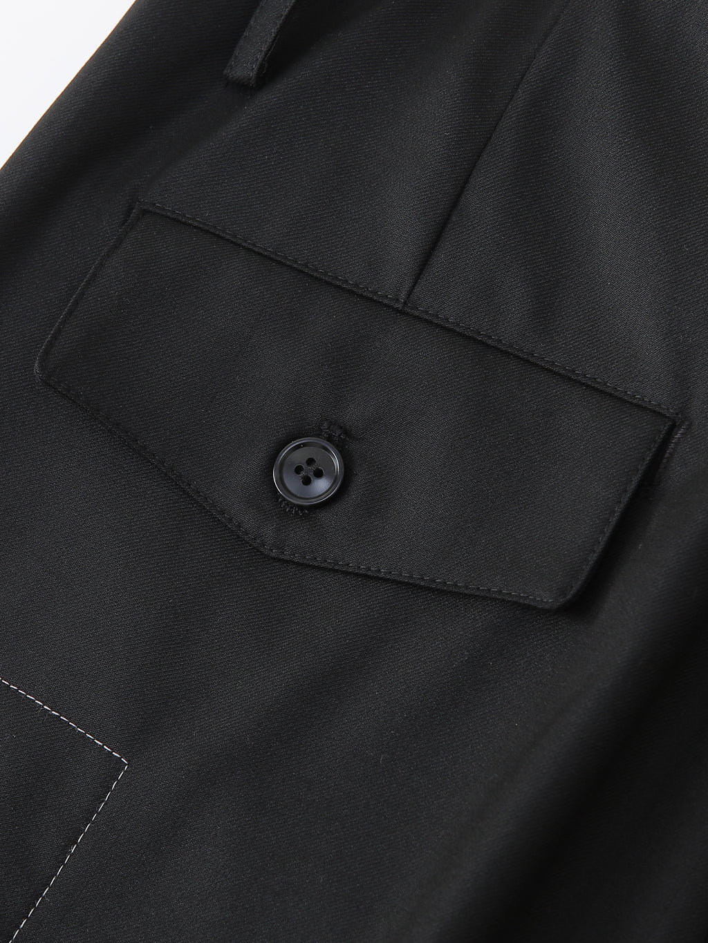 Patch Wool Tailored Trouser
