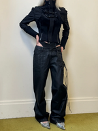 Dexonstructed cropped jacket