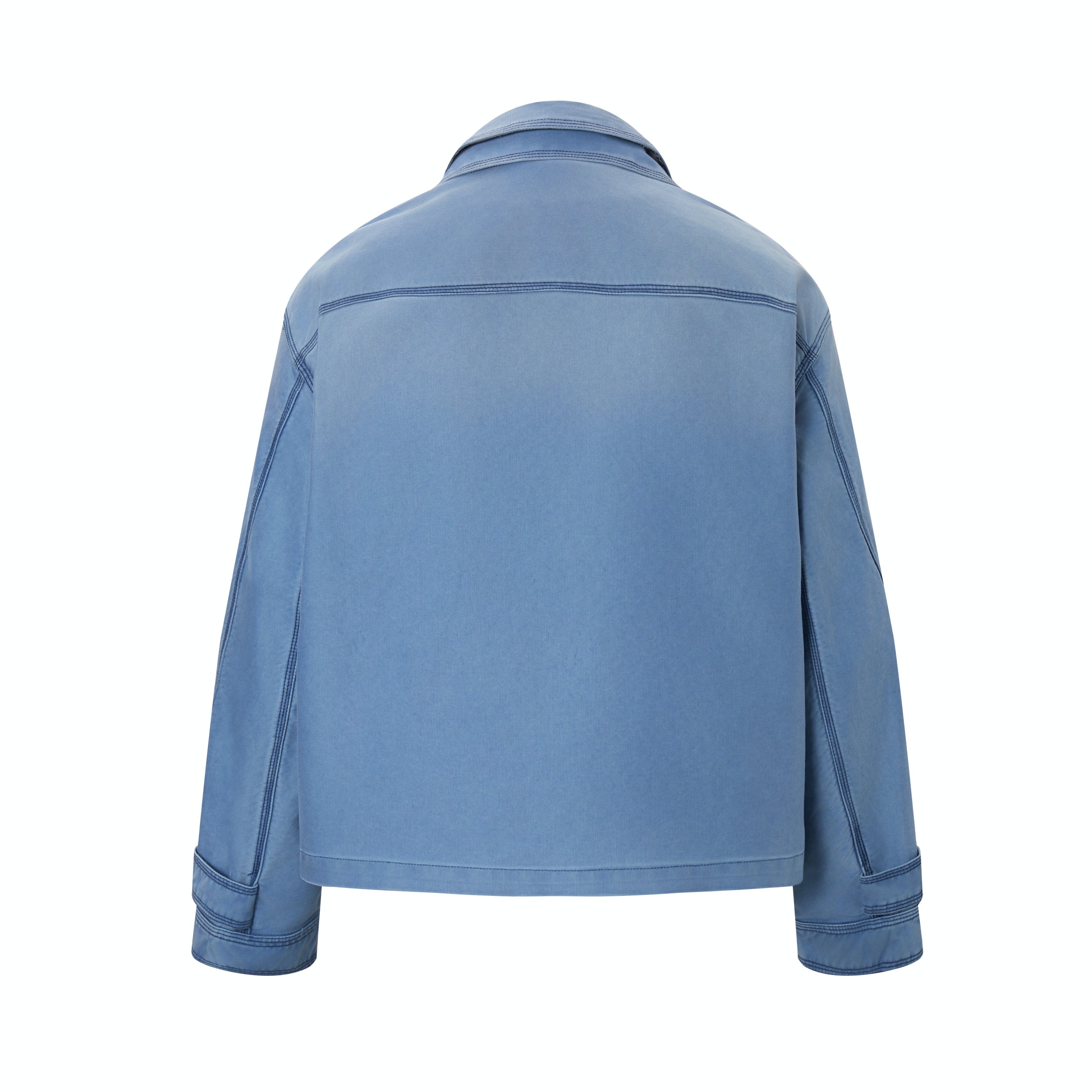 TENXTEN Handcrafted Double-Collar Distressed Moleskin Jacket