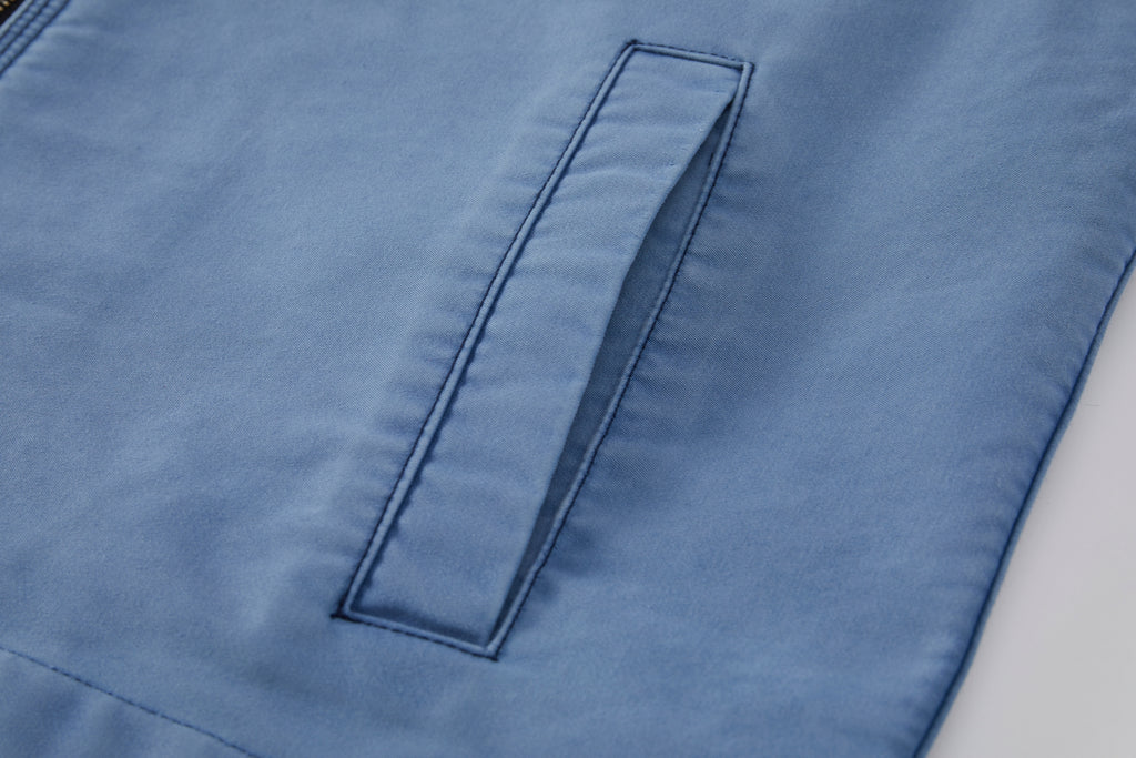 TENXTEN Handcrafted Double-Collar Distressed Moleskin Jacket