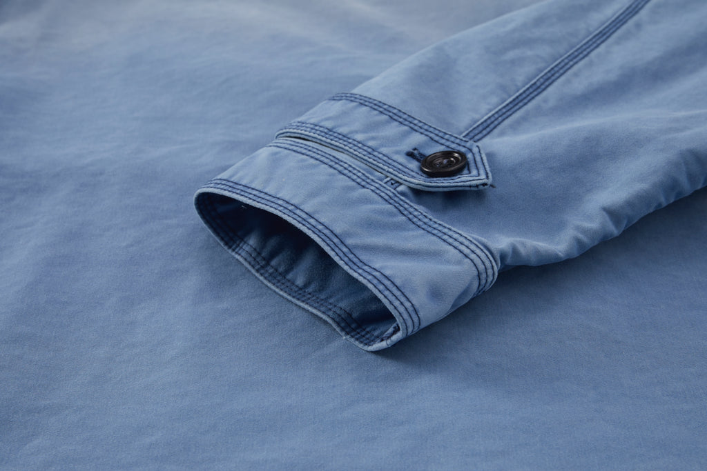 TENXTEN Handcrafted Double-Collar Distressed Moleskin Jacket