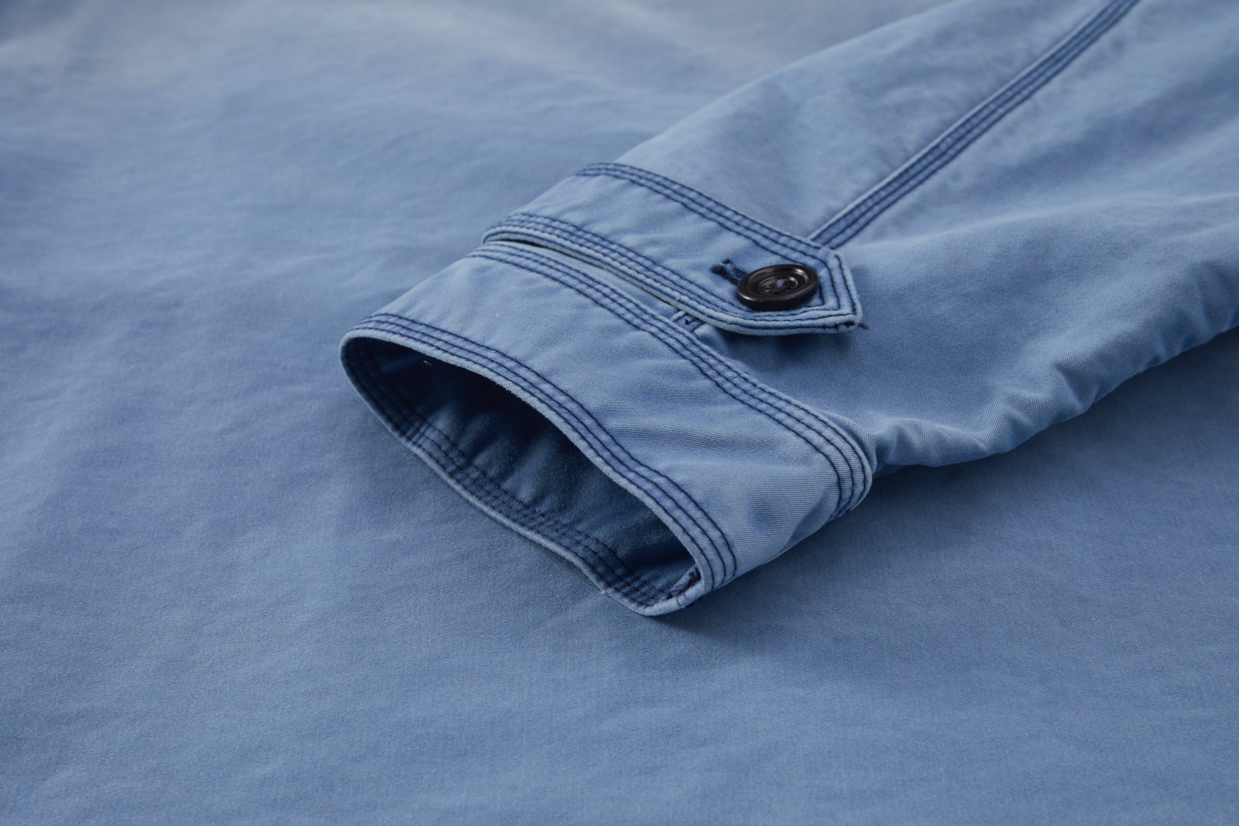 TENXTEN Handcrafted Double-Collar Distressed Moleskin Jacket