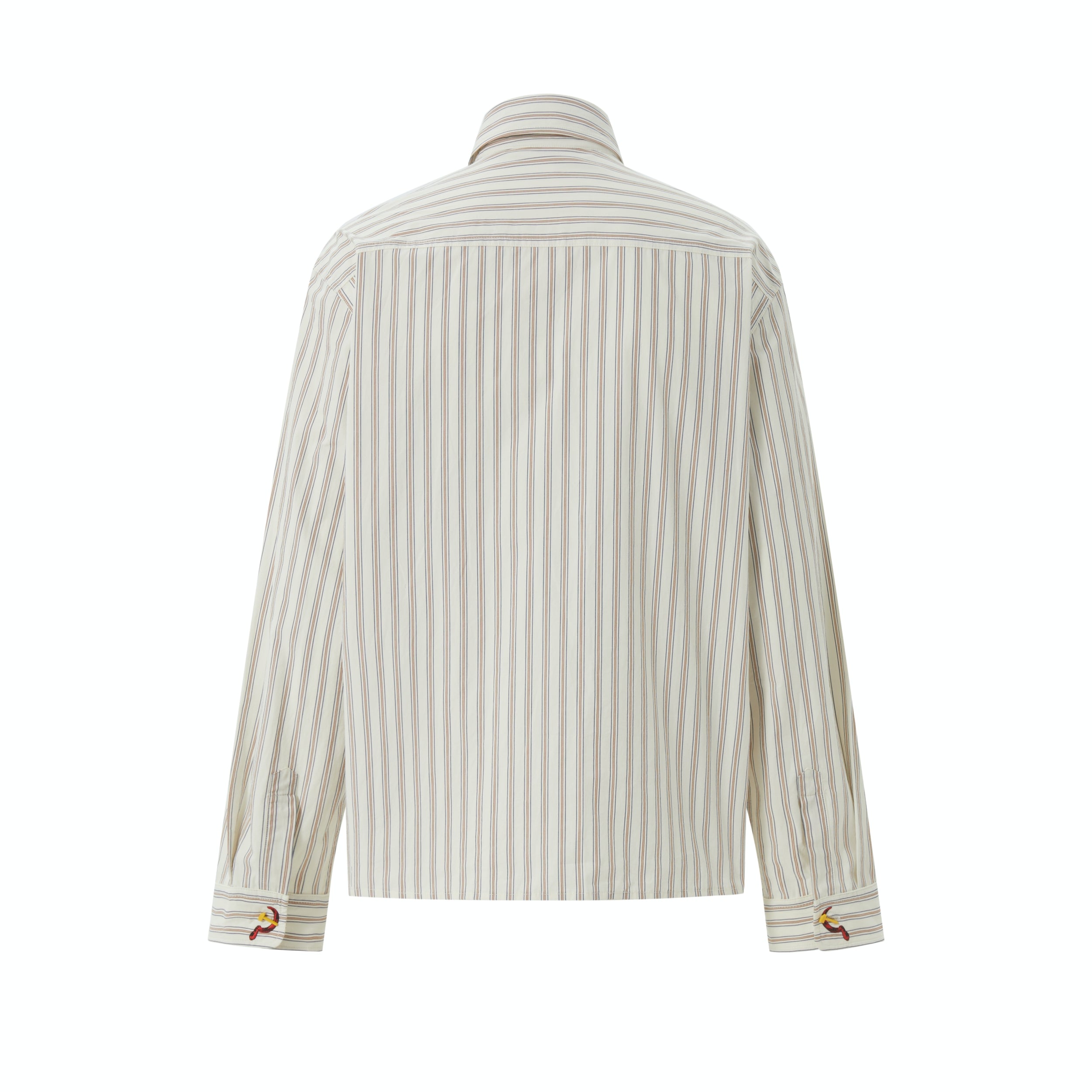 TENXTEN Italian Stripe USSR Emblem Graphic Shirt