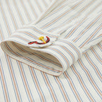 TENXTEN Italian Stripe USSR Emblem Graphic Shirt