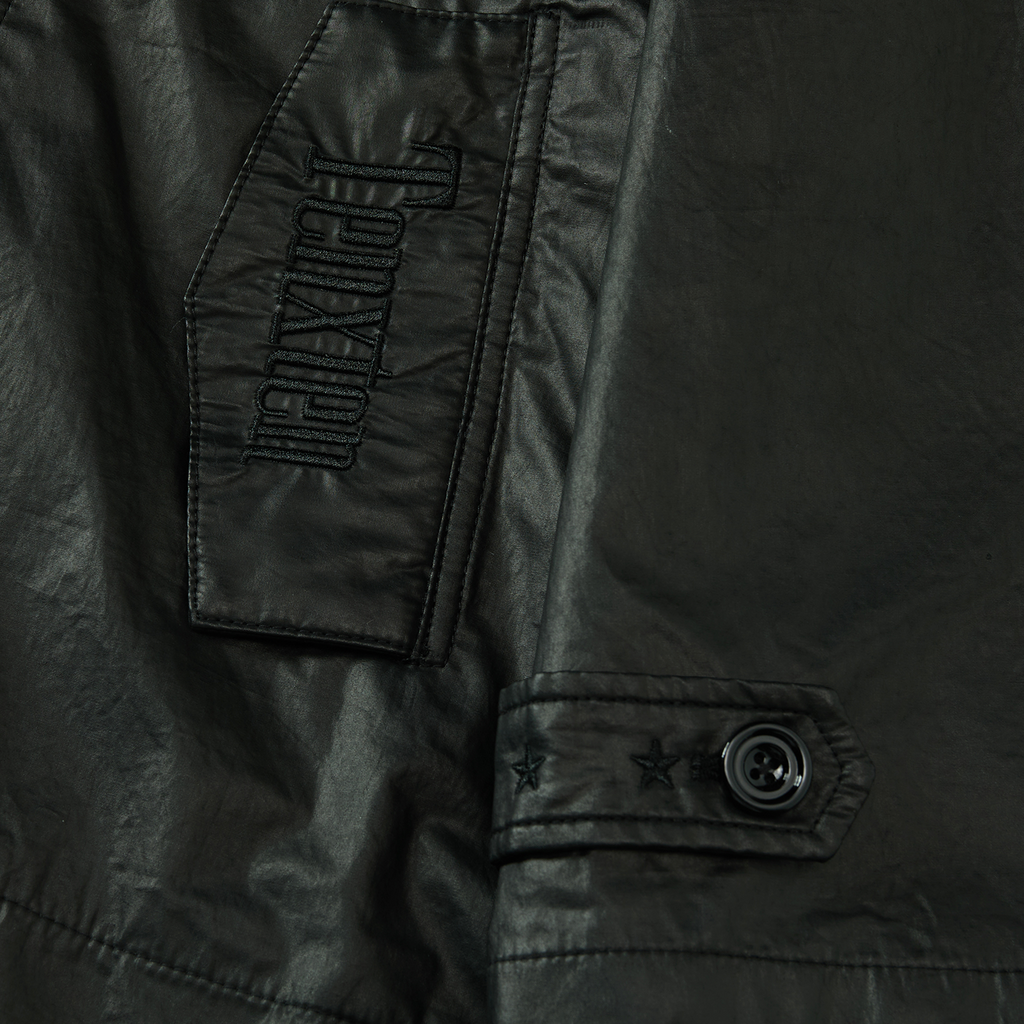 TENXTEN Military Waxed Embroidered Hooded Jacket