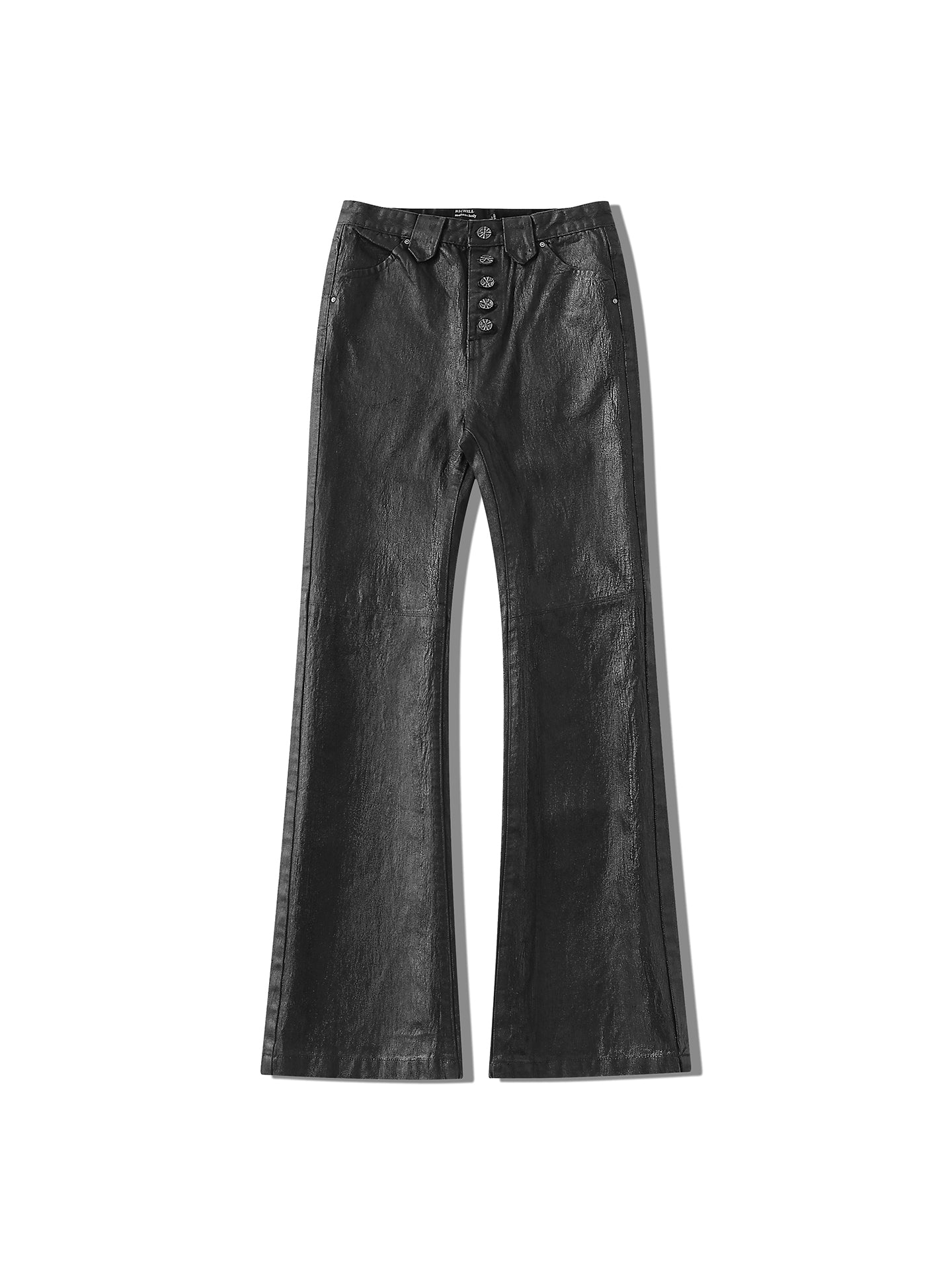 Waxed Flare Denim Trouser Main image