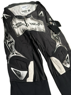 9tw-Motorcyle-lnspored Deconstructed Pants