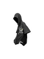 RELABEL (Dreamy Starlight) Detachable Hooded, Machine-Washable, Distressed Denim-Print Crew-Neck Short-Sleeve Commuter T-Shirt
