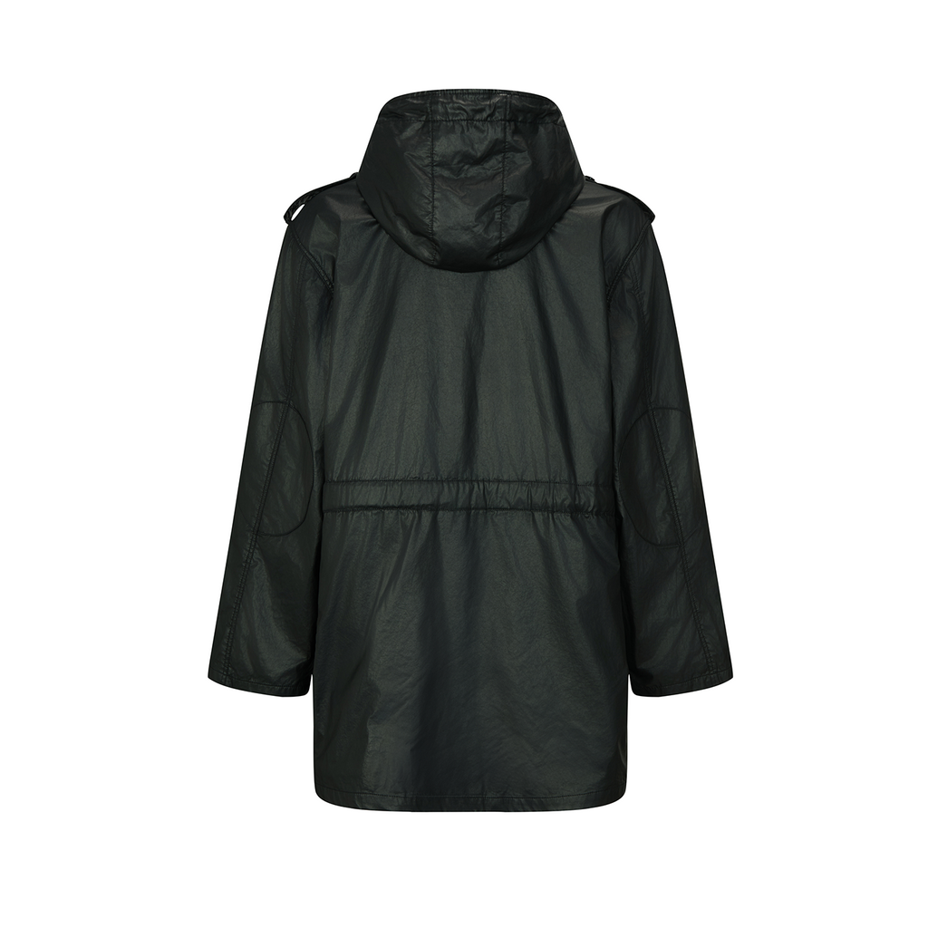 TENXTEN Military Waxed Embroidered Hooded Jacket