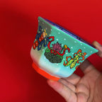 Eternal Cycle Jingdezhen Taoist Ceramic An-Ba-Xian (Dark Eight Immortals) Master Tea Cup