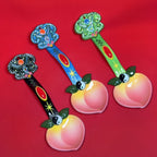 Eternal Cycle Jingdezhen Ceremony Ruyi Peach Spoon Incense Holder – Art Ornament