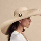Streamlined Oversized Wide Brim Sun Hat