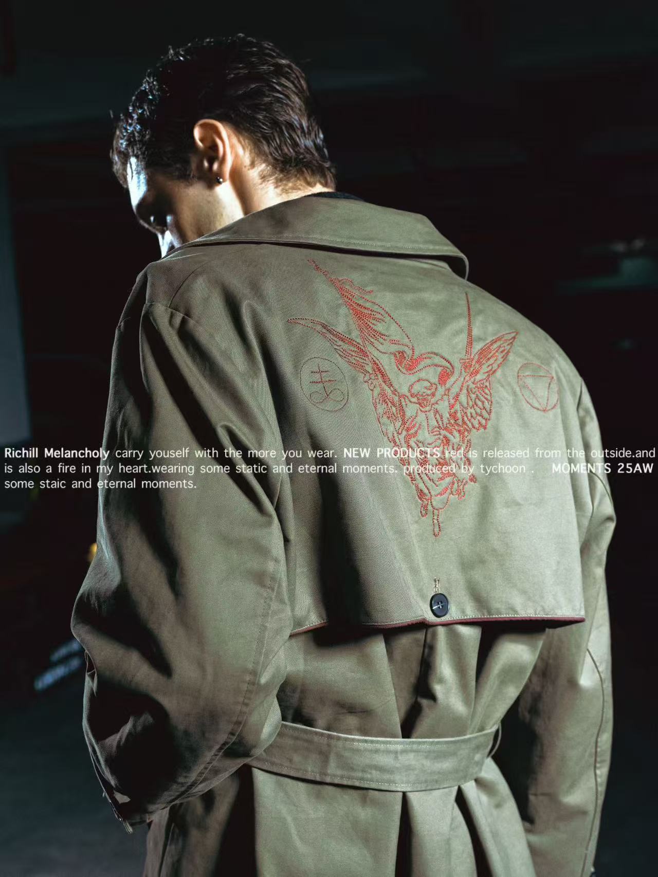 Black Cargo Faux-Leather Vest Main image