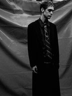 Black Cargo Faux-Leather Vest