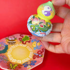 Eternal Cycle Jingdezhen Taoist Ceramic Gourd Incense Holde