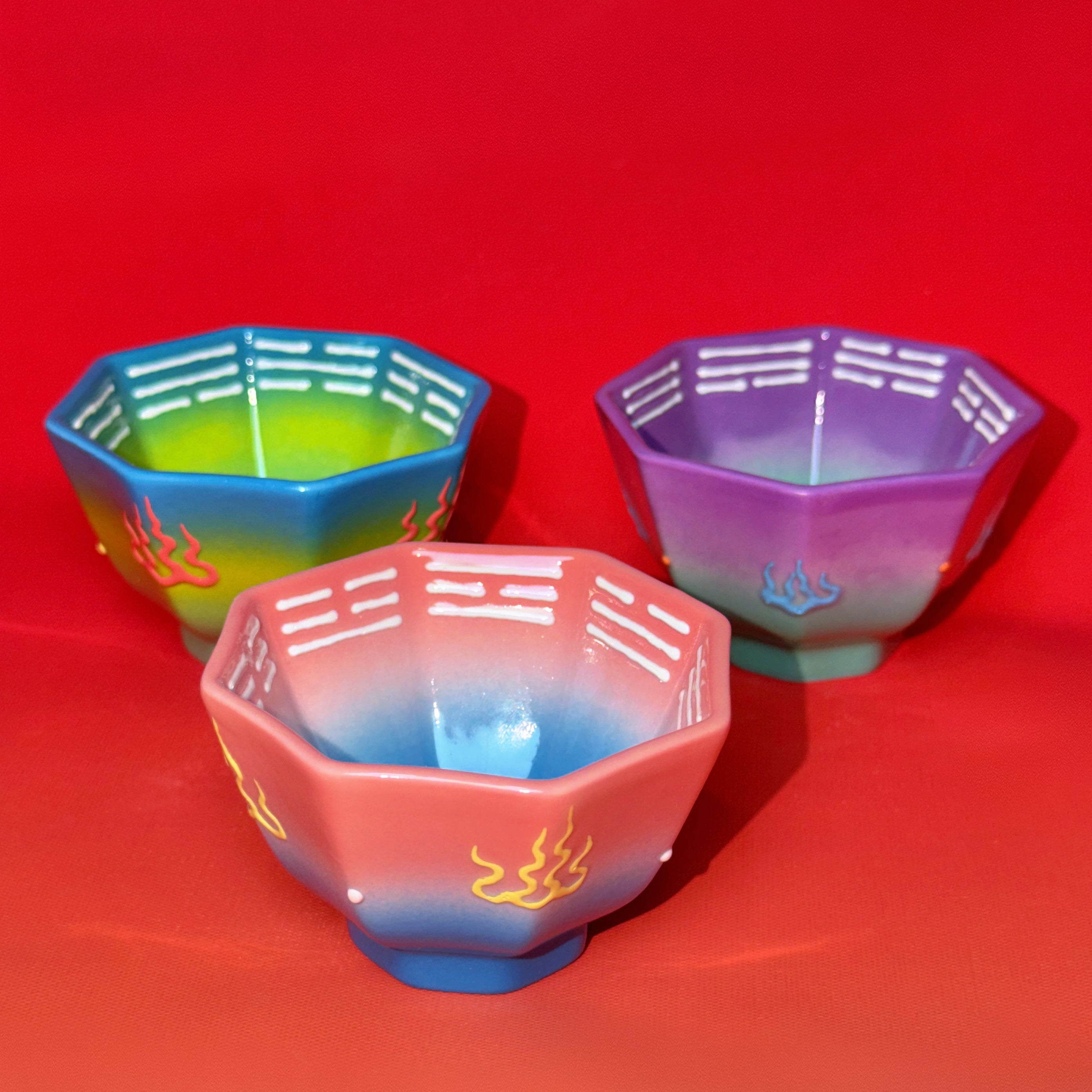 Jingdezhen Taoist An-Ba-Xian (Dark Eight Immortals) Master Tea Cup – Eternal Cycle