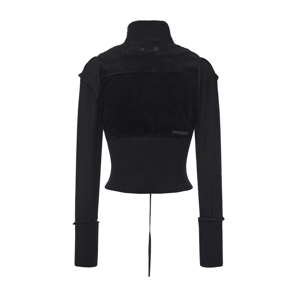 Dexonstructed cropped jacket