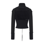 Dexonstructed cropped jacket