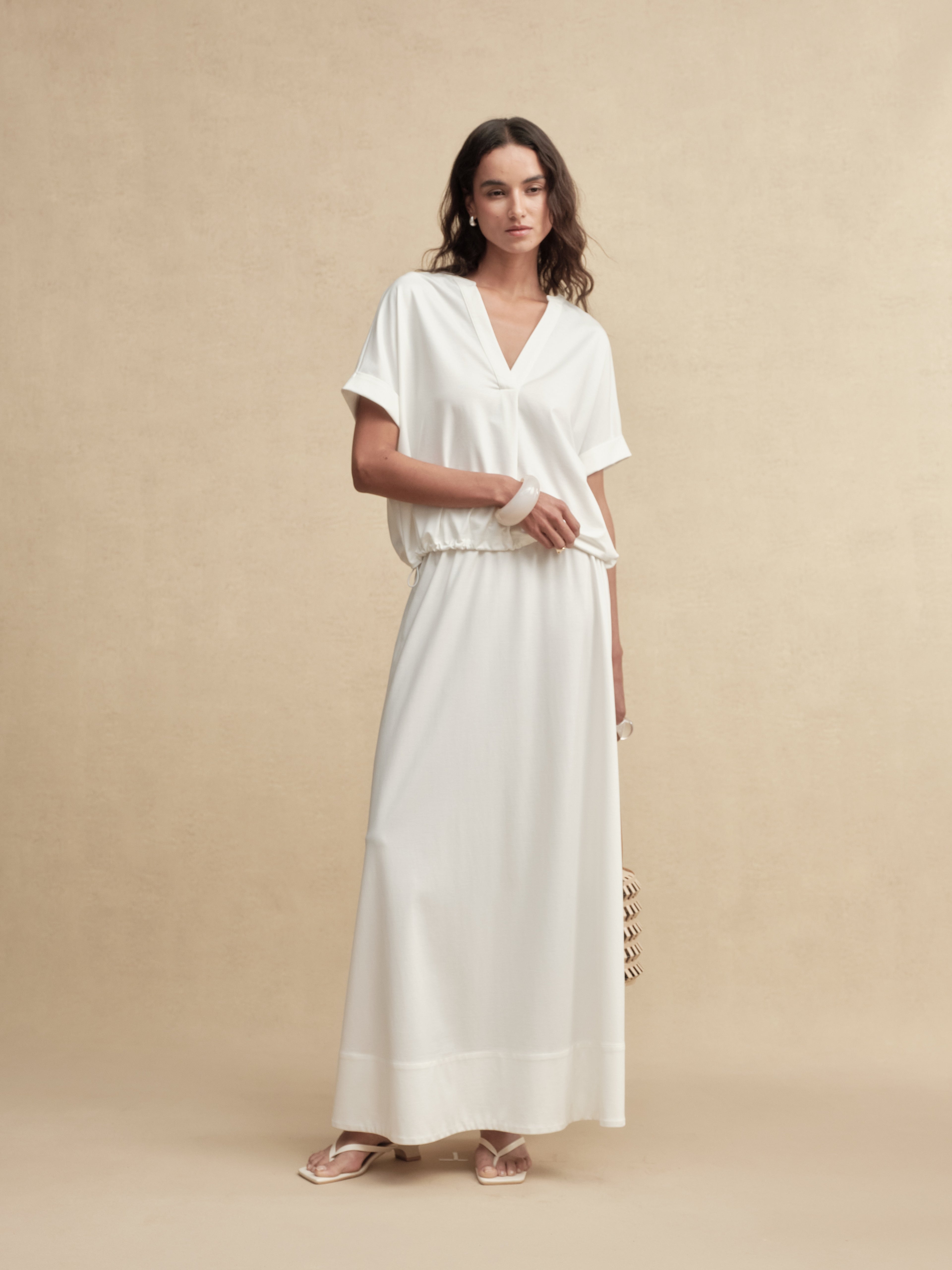 Timeless Capsule Versatile Oversized Long Skirt