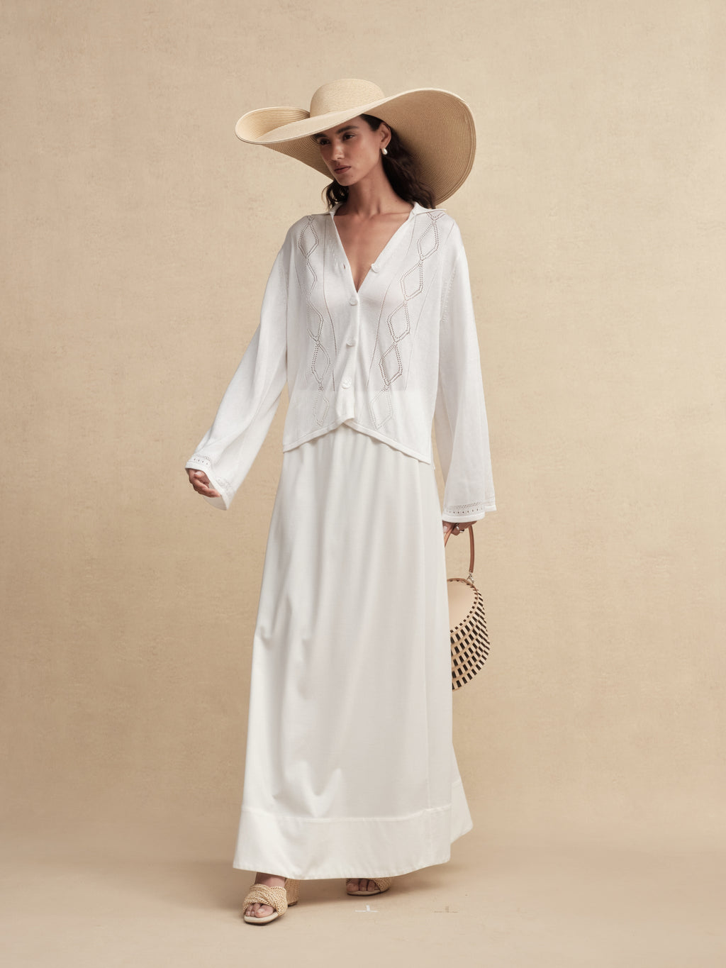 Streamlined Oversized Wide Brim Sun Hat