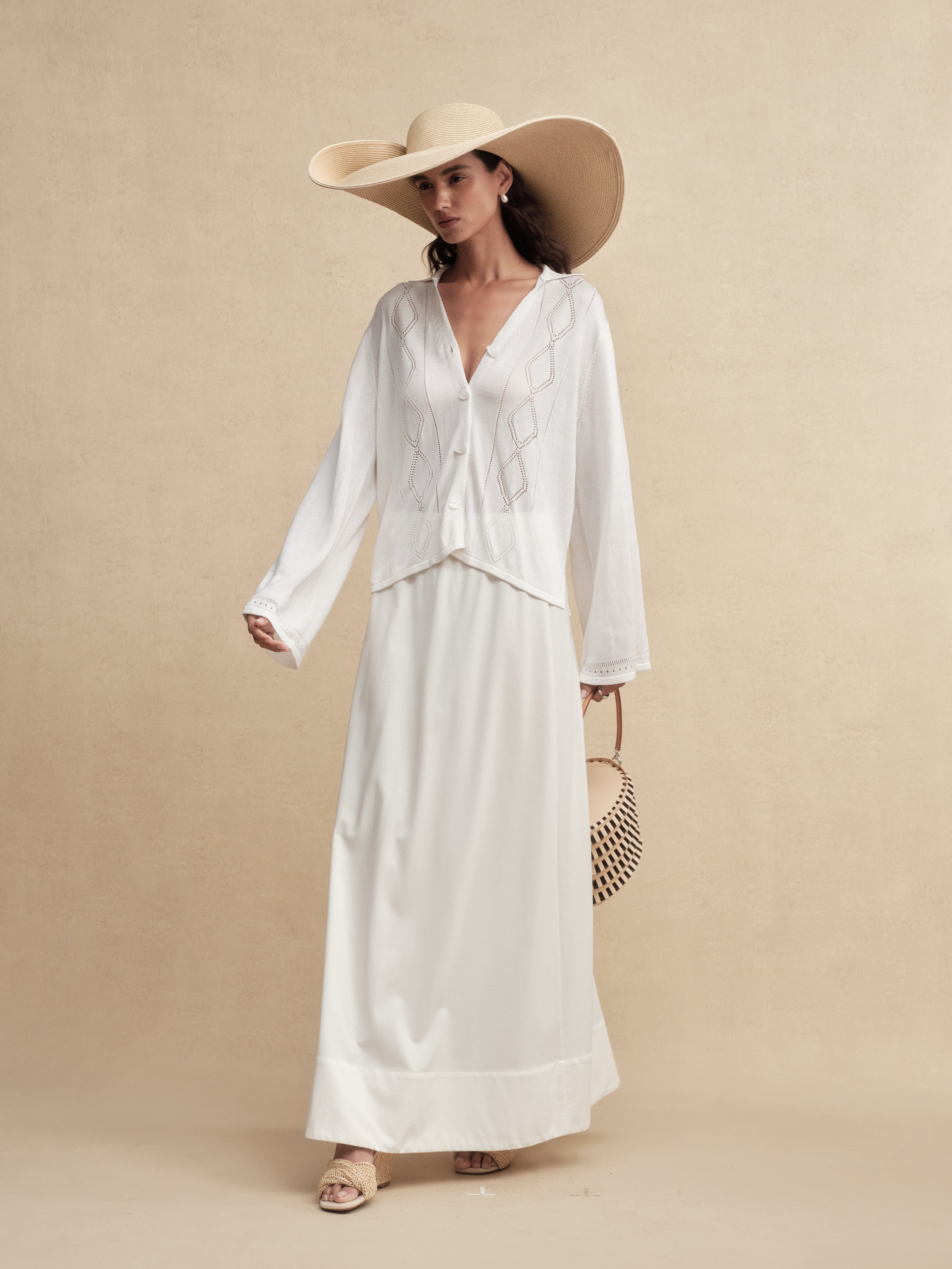 Streamlined Oversized Wide Brim Sun Hat
