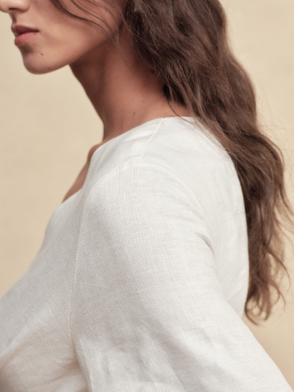 Shimmer Linen Separate Maxi Dress