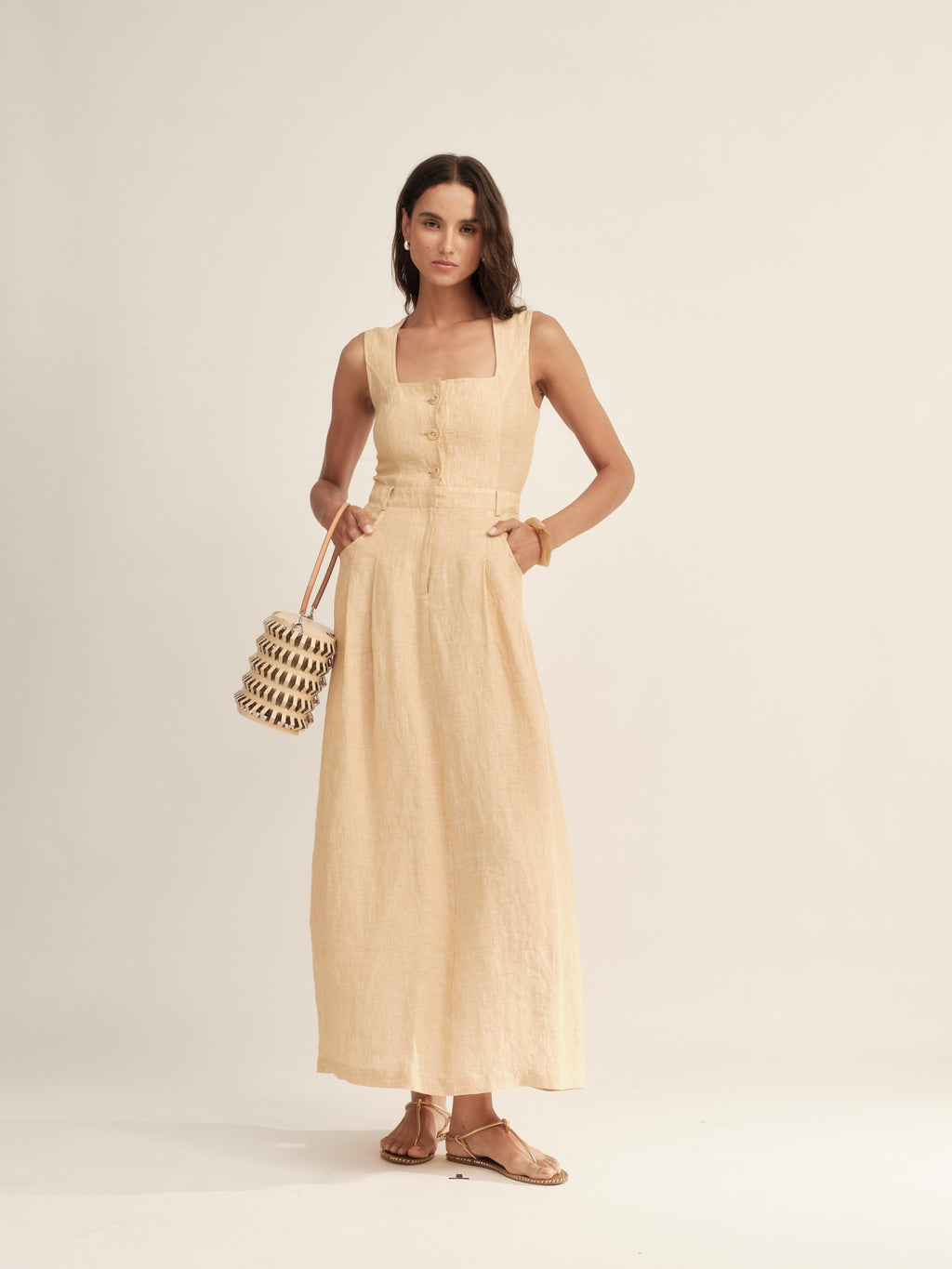 Classic Color-Spun Tank Midi Dress