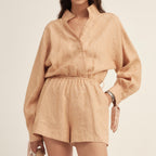 Shimmer Linen Jumpsuit