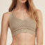 Gold-Dusted Knit Bra