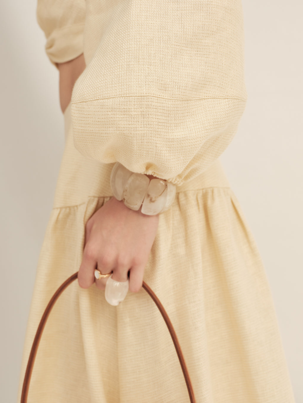 Shimmer Linen Separate Maxi Dress