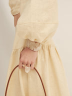 Shimmer Linen Separate Maxi Dress