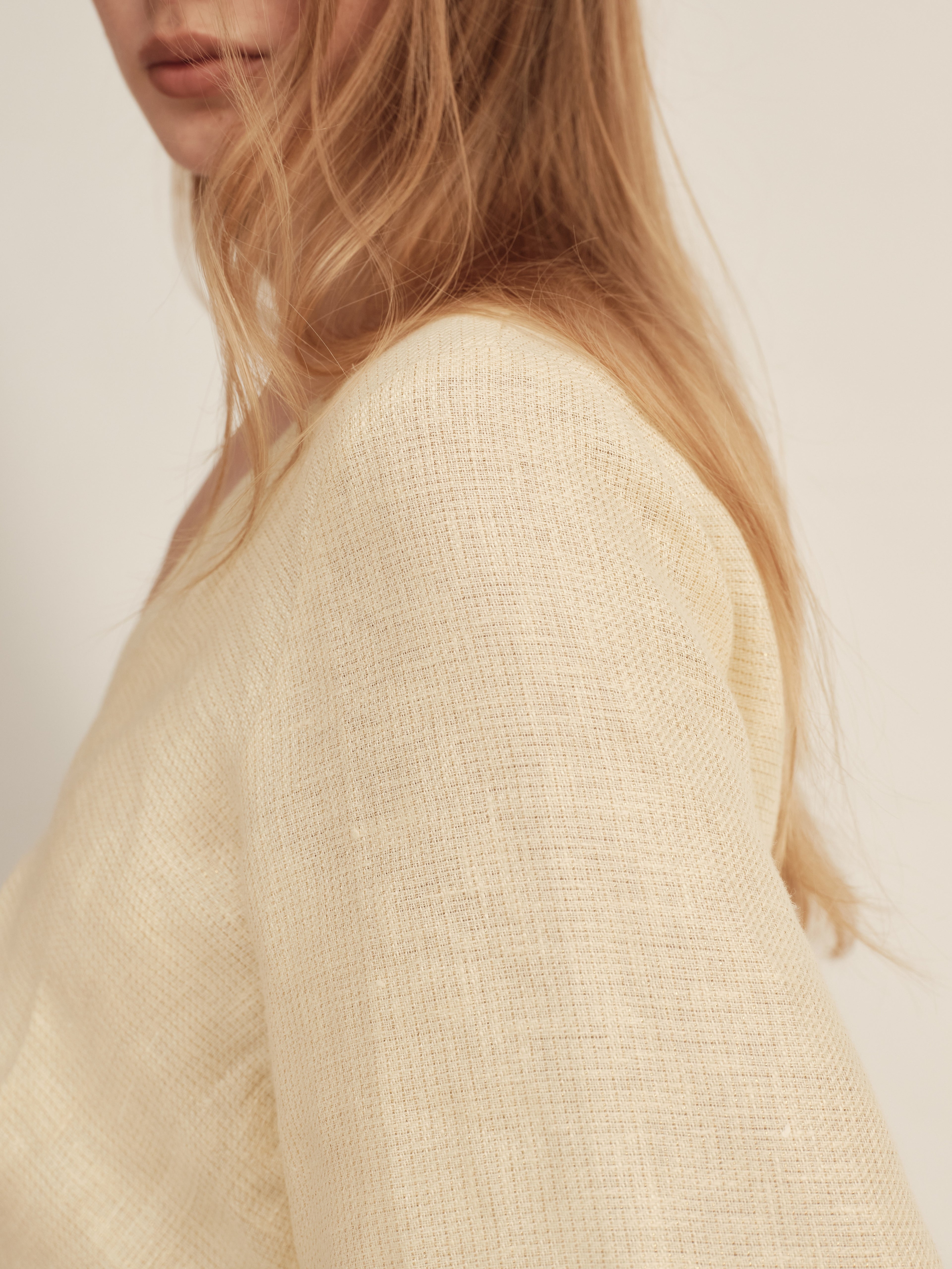 Shimmer Linen Separate Maxi Dress