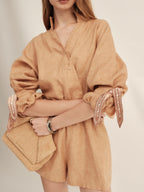 Shimmer Linen Jumpsuit
