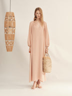 Timeless Capsule Silky Loose-Fit Oversized Maxi Dress