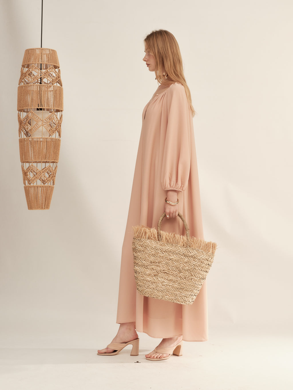 Timeless Capsule Silky Loose-Fit Oversized Maxi Dress