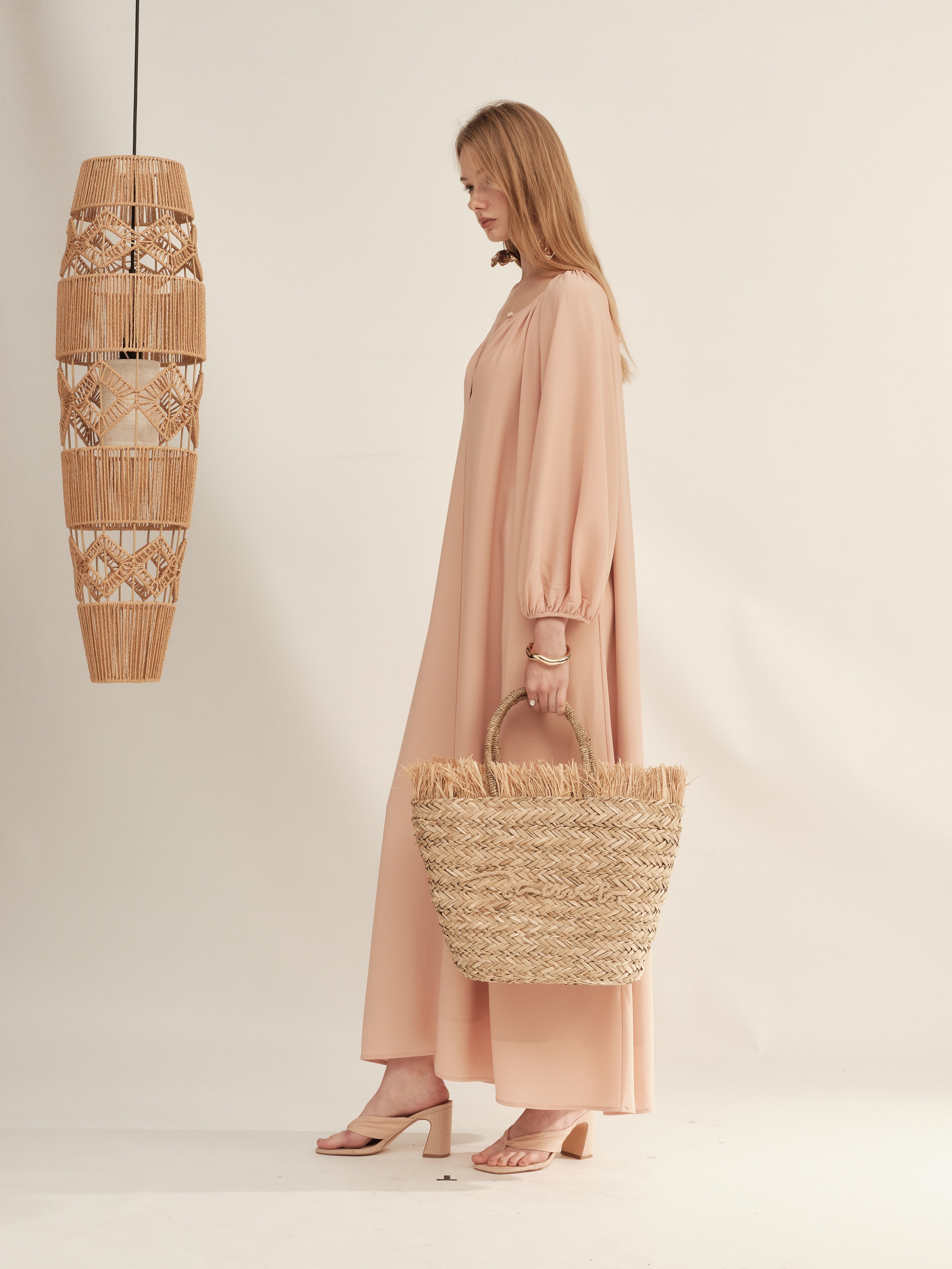 Timeless Capsule Silky Loose-Fit Oversized Maxi Dress