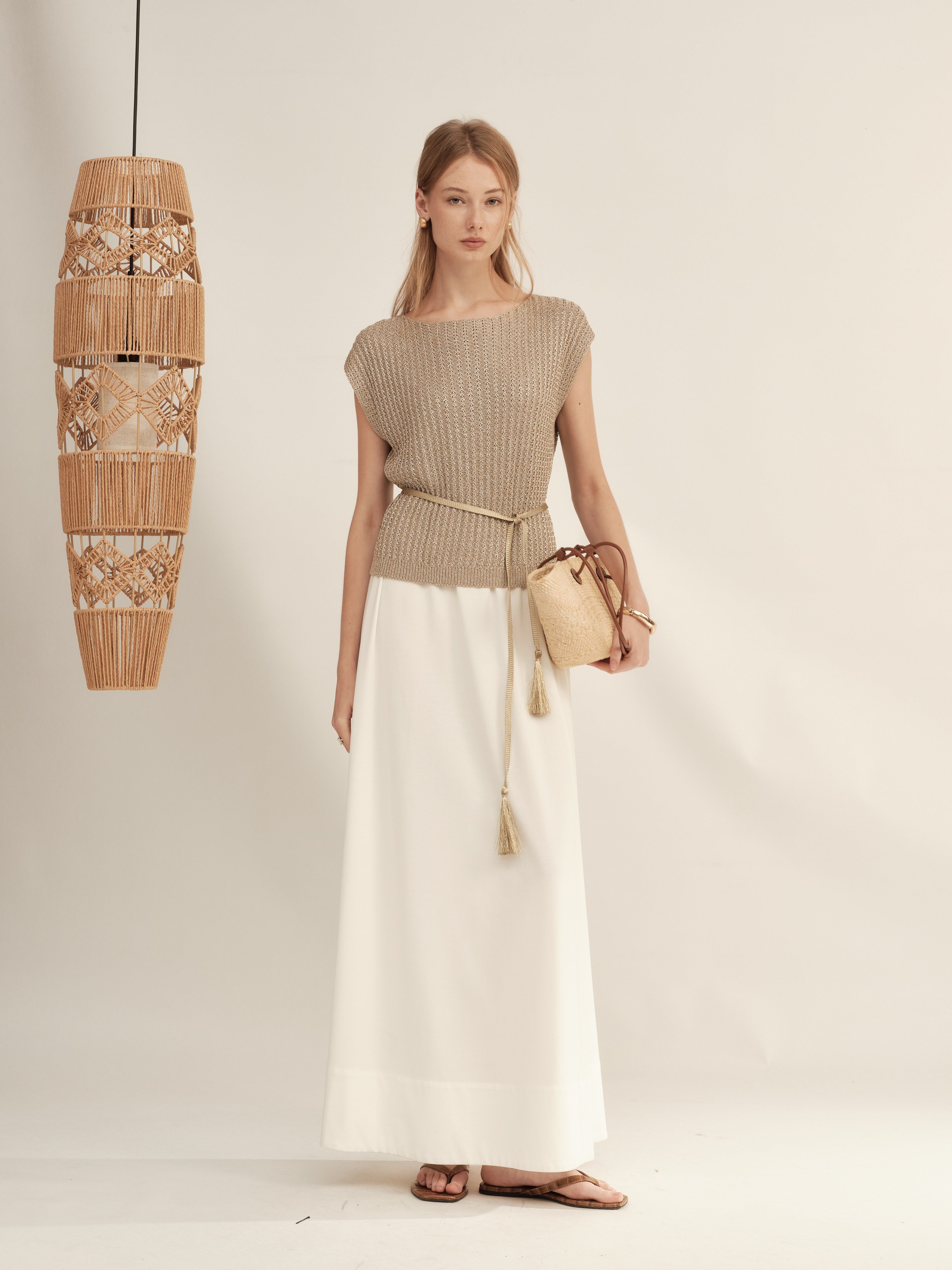 Timeless Capsule Versatile Oversized Long Skirt